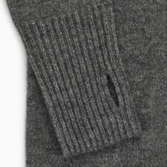 NWT COS Alpaca Wool Sweater Dress Charcoal Gray Size M! EXTREMELY RARE! - Picture 8 of 17